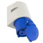 CEE-wandcontactdoos Keraf 123-6V CEE-wandcontactdoos Keraf 123-6V